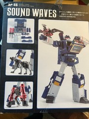TAKARA Masterpiece Soundwave MP13 Ko Version RP-46 3 tapes