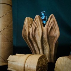 Geonosis Balcony and Pillar Diorama for 3.75 in (1:18) Figure