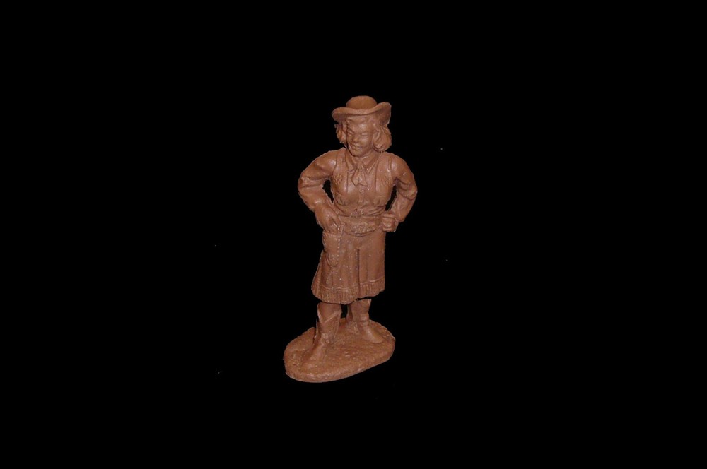 MARX TV Western Character figures Annie Oakley 54mm resin toy soldiers playsets