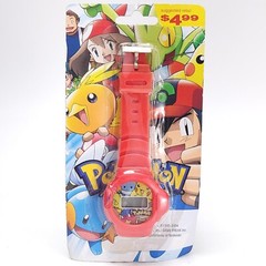 NOS Pokemon Advanced Digital Watch Red 2004 Nintendo Game Freak NEW SEALED
