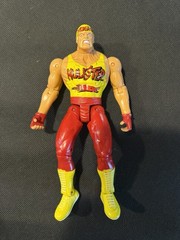 Vintage WCW 1999 Marvel Road Rebels Hulk Hogan Played Loose Figure W Trash Can