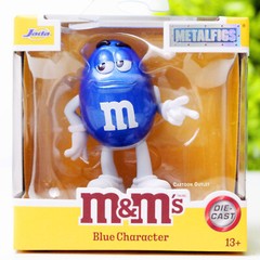 Jada M&M’s Blue Character 3″ Die Cast Figure Metalfigs Collectible M&M New