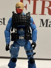 G.I. Joe Cobra Bazooka Trooper 2008. 25th anniversary. Red mask. Stiff Joints.