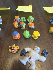 Lot of 118pcs Ooshies Pencil Toppers DC Comics Disney Marvel Figures Variety