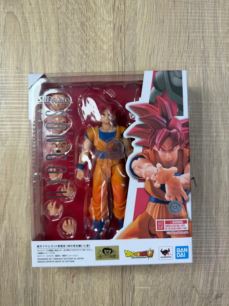 S.H.Figuarts Super Saiyan God Son Goku (God Aura) Dragon Ball Super Japan NEW