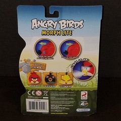 Angry Birds Morph Lite Flashlight 3 Figure Set Lite Force Black Red Yellow Bird