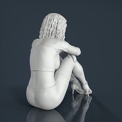 Unpainted Painted resin figurine. Woman Girl lady 1/18 1/24 1/43 1/32