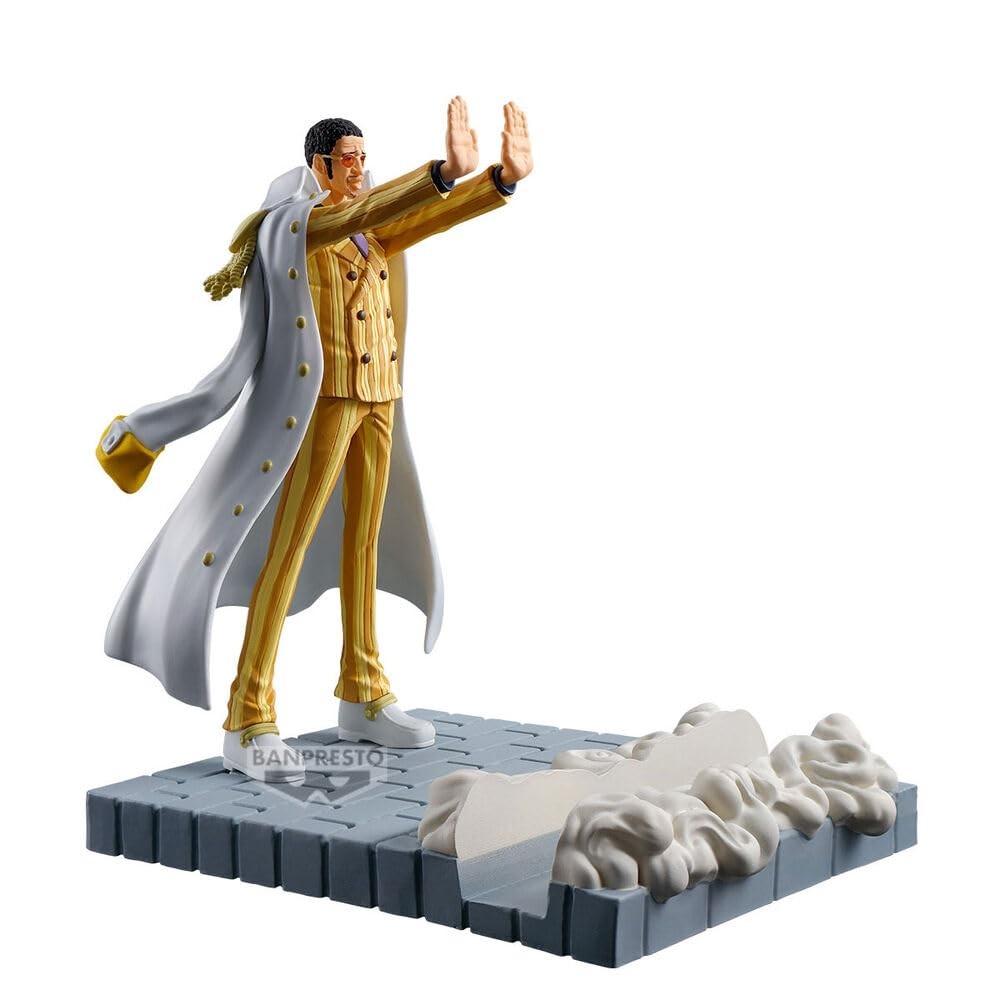 Banpresto Kizaru Borsalino One Piece FL BP29083P, Sammelfigur, 12 cm, Mehrfarbig