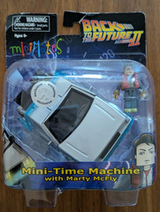 Minimates Back to the Future Time Machine Mini-Vehicle with Marty McFly