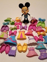 Disney Minnie Mouse Boutique Snap N’ Style Dress Up Lot Accessories