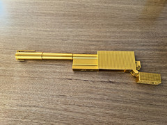 James Bond 007- The Golden Gun V2 Gold Prop 1:1 Model-Gift for him