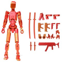 Action Figure T13 3D Printed Titan13 Fully Jointed Collectible Toy 5.5 Inch