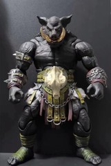 9in Xesray Studios Fit Only Head Combatants Fight For Glory Pig Red Yellow BLACK