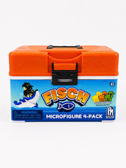 Fisch Microfigure 4 Pack Case PhatMojo w DLC Figures Set