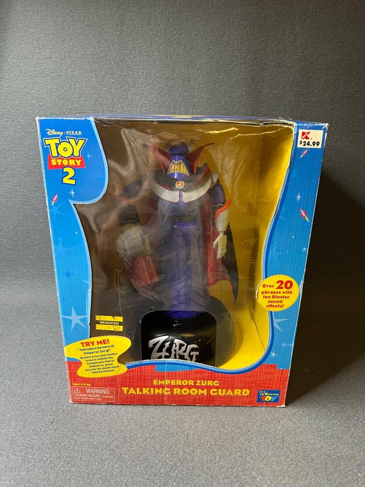 Emperor Zurg Talking Room Guard Vintage- 1999-13” Toy Story2 by ThinkWau Boxed