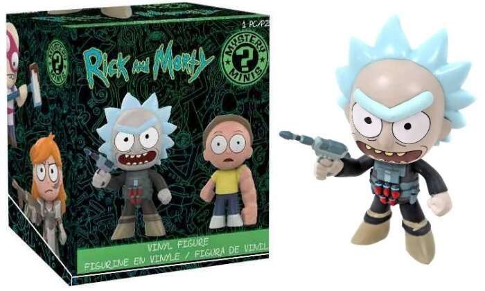 FUNKO MYSTERY MINI MINIS RICK & MORTY S2 WEAPONIZED RICK 1:12 NEW BOX TA2261