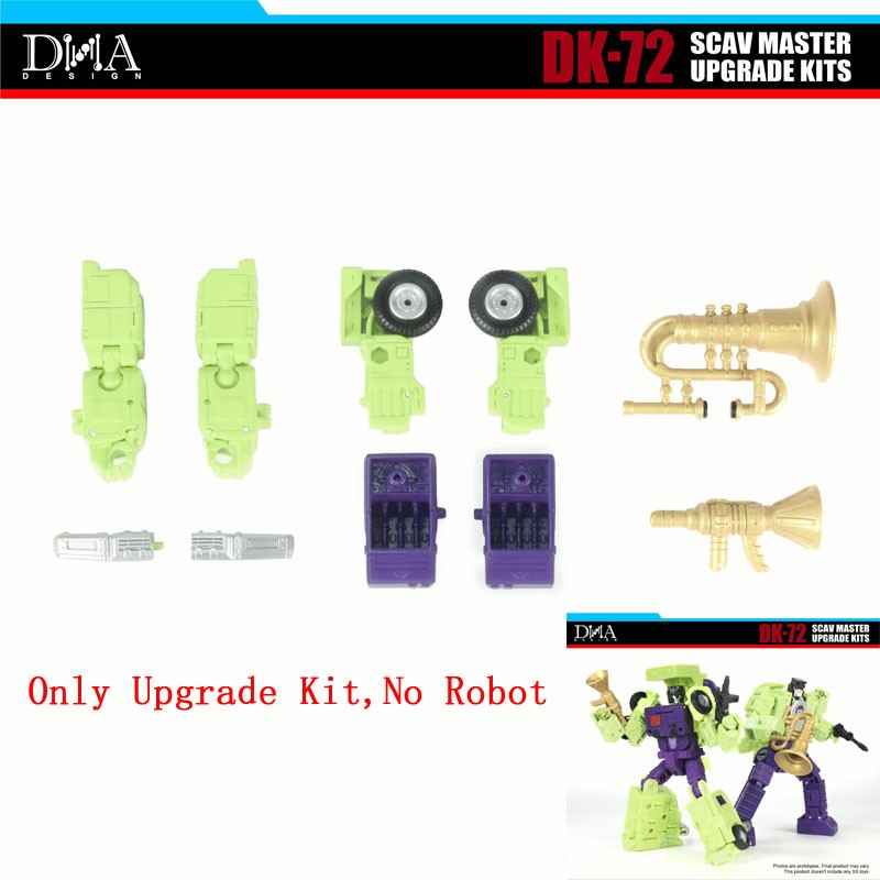 DNA DK-72 Upgrade Kit For SS86 Devastator Scavenger Mixmaster WITH BONUS