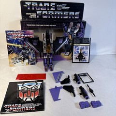 Vintage G1 Skywarp Transformers Decepticon w/ Box & Accessories (1984)