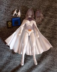 Hasbro Marvel Legends Retro Diamond Form Emma Frost Figure 6″ X Men White Queen
