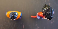 Dragon Ball GT DBZ Mini Figures Panini BS/STA 1996 SS4 Vegeta & Gohan RARE