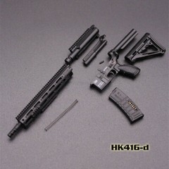 1/6 Scale Gun Model Toys HK416 M4 Assault Rifle Weapon 12 Inch Soldier Figure