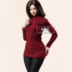 1/6 Ribbed Sweater Dress Tights Set For 12″ PHICEN WORLDBOX Curvy Female Figure