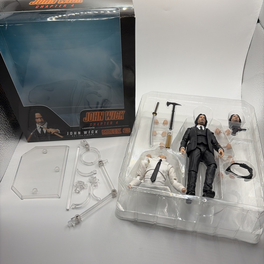 Medicom MAFEX John Wick Chapter 4 No.212 6″ Action Figure STL287739 OpenBox Used
