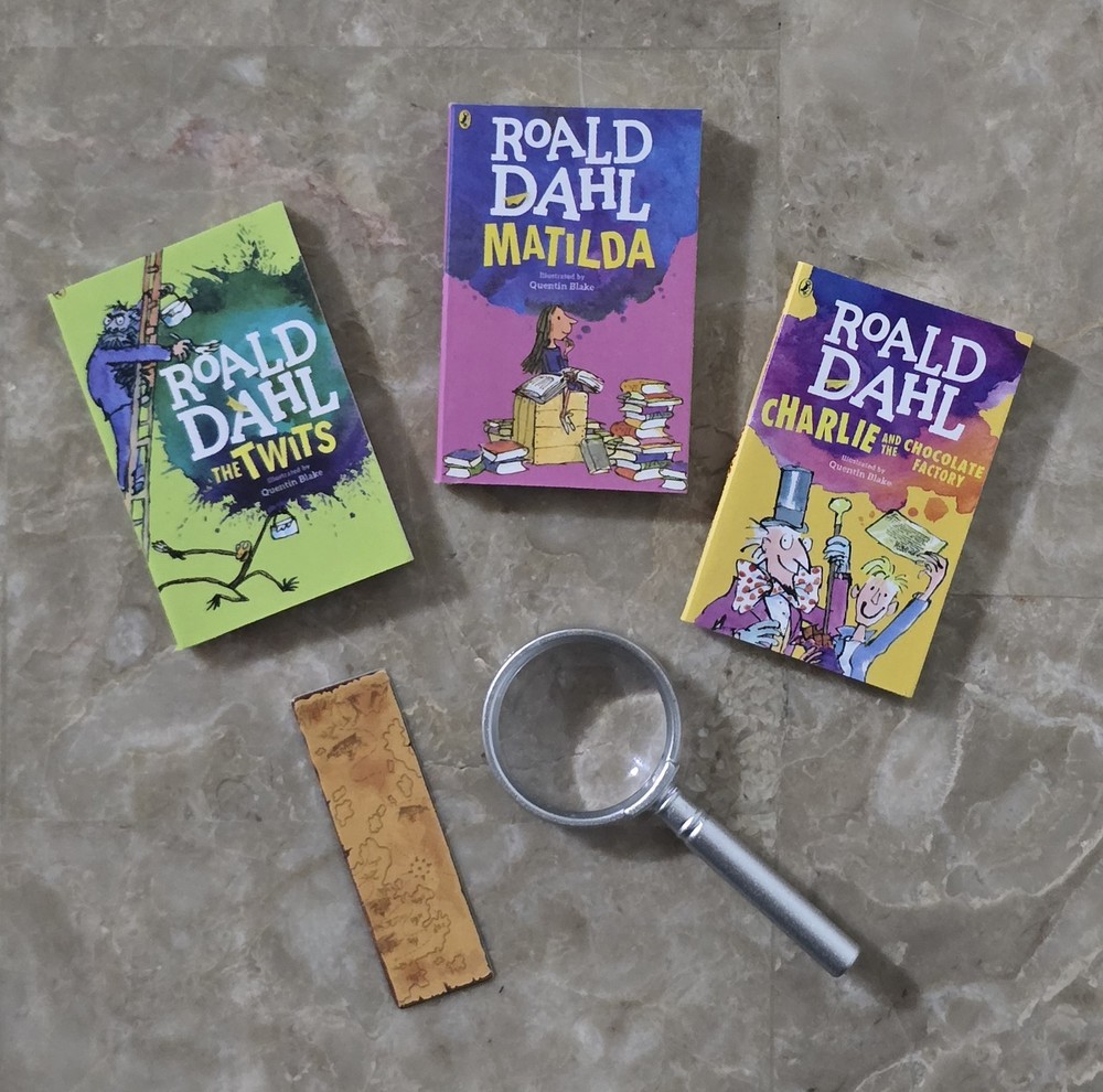Zuru Mini Brands Books Series: Lot of 3 Roald Dahl ~ Matilda, Charlie, Twits