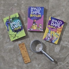 Zuru Mini Brands Books Series: Lot of 3 Roald Dahl ~ Matilda, Charlie, Twits