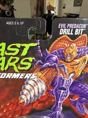 Beast Wars Transformers Drill Bit Evil Predacon 1996 New Sealed Action Figure