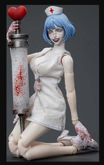 New Joytoy Level 9 Frontline Chaos No 77 Nurse 6″ 1/12 Action Figure Horror