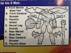 VTG 1996 Marvel X-Men Professor Xavier Mutant Armor Series Action Figure Toy Biz
