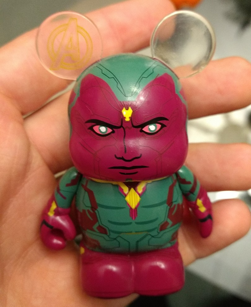 2015 Disney Vinylmation D23 Expo Avengers Vision 3″ figure LE 2500 Eachez