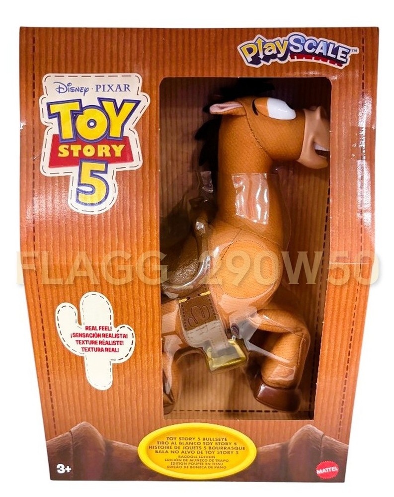 NEW! Toy Story 5 Movie BULLSEYE 7″ Ragdoll Edition Real Feel Doll Figure Horse