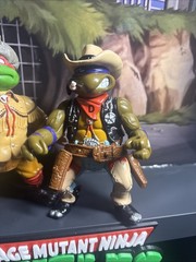 1992 TMNT Wacky Wild West Sewer Scout Raph Crazy Cowboy Don w/ Belt Figure Lot