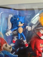 JAKKS Pacific Sonic the Hedgehog 3 Movie Action Figures 4-Pack (Lights Up!)