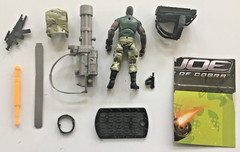Heavy Duty 10 G I Joe Heavy Weapons Specialist loose 2009 Rise of Cobra COMPLETE