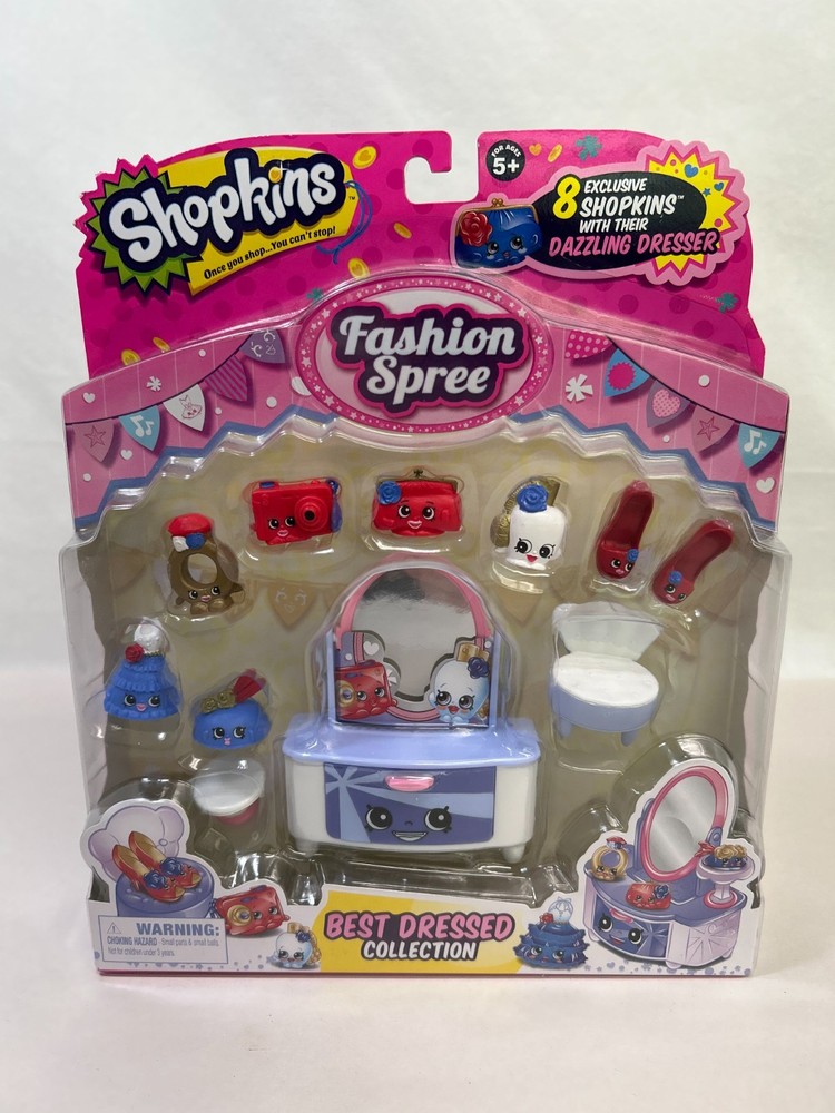 NEW 2015 Shopkins Fashion Spree Best Dressed S3 Moose Exclusive Figures Toys