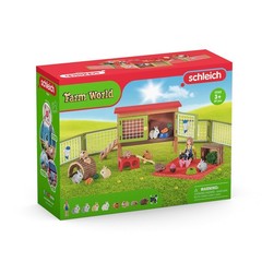 Farm World – 26 PC Little Pets Pen and Picnic Playset – Tiny Pets Farm Friend…