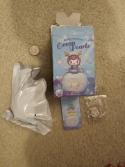 Miniso Sanrio Characters Ocean Pearls Blind Box Figure, Kiki,mini Jar 4″Hx 2.5″W