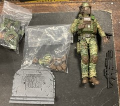 OPERATION MONSTER FORCE 6″ 1:12 PHANTOM CORPS COMMAND UNIT ACTION FIGURE Used