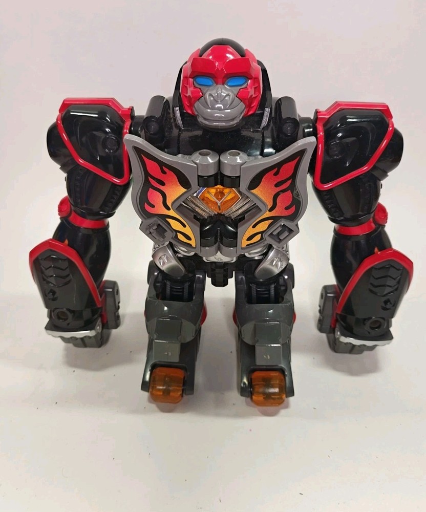 2008 Bandai Power Rangers Jungle Fury Jungle Master Megazord Gorilla Incomplete