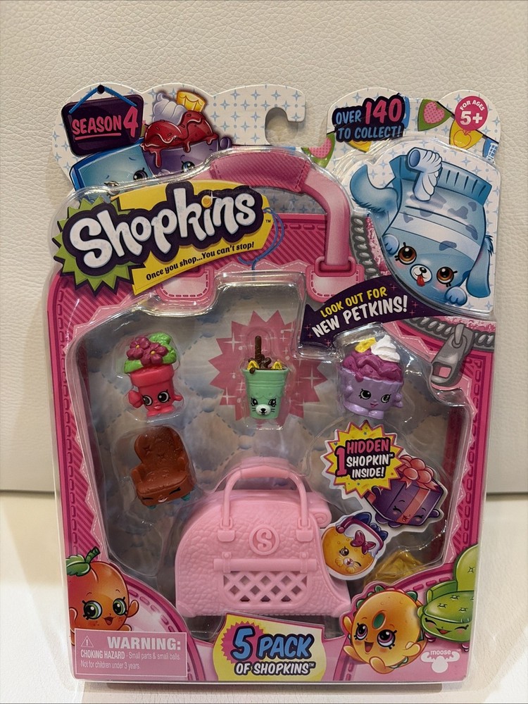 Shopkins Season 4 5 Pack New
