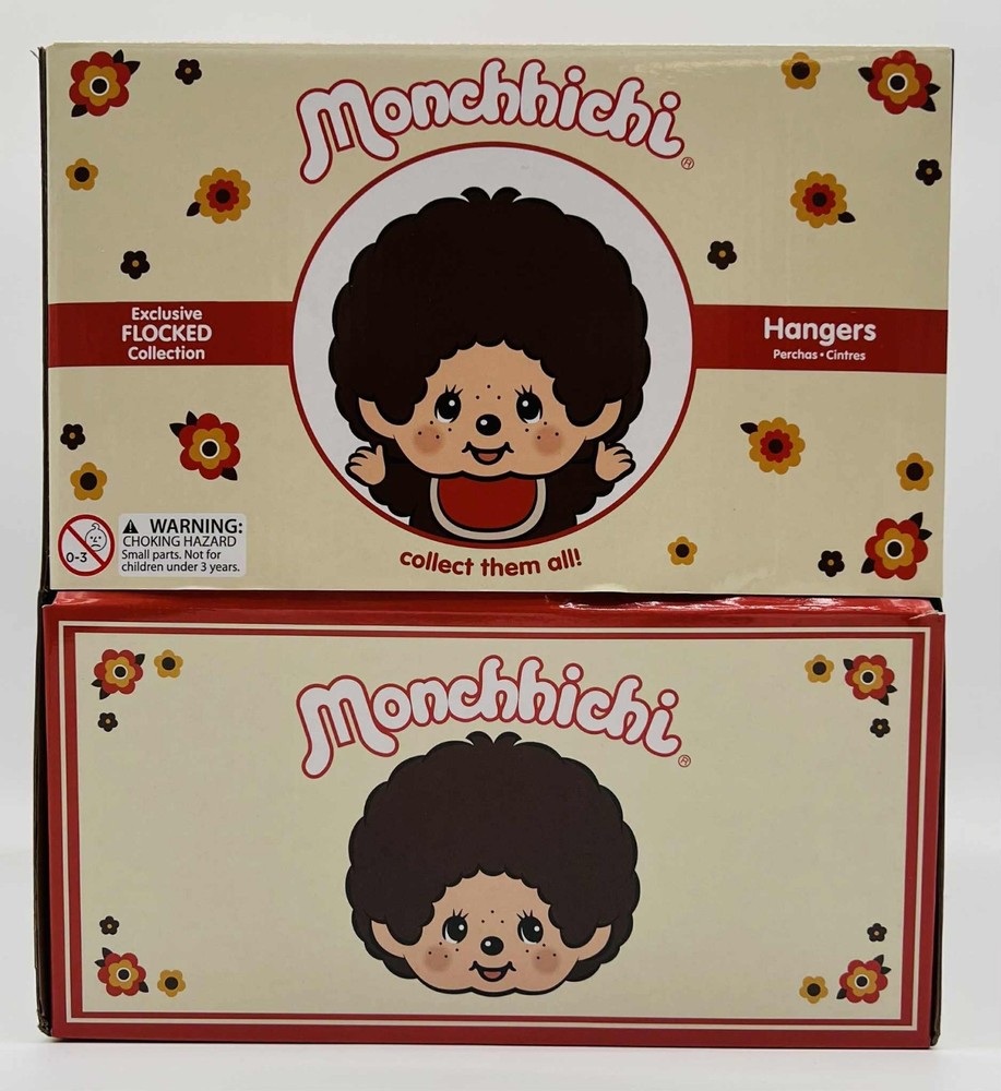 24x Monchhichi Flocked Exclusive Collection Blind Bag Figure Hanger [Sealed Box]