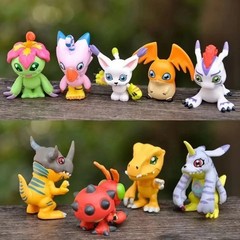 Hot 9 Pcs/set Japan Anime Digital Monster Digimon Figure Toys Dolls for Gift US