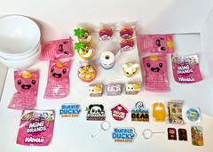 Zuru Mini Brands Kawaii Lot of 26 PCs Minis + Slime + Magnifying Glass + Guide