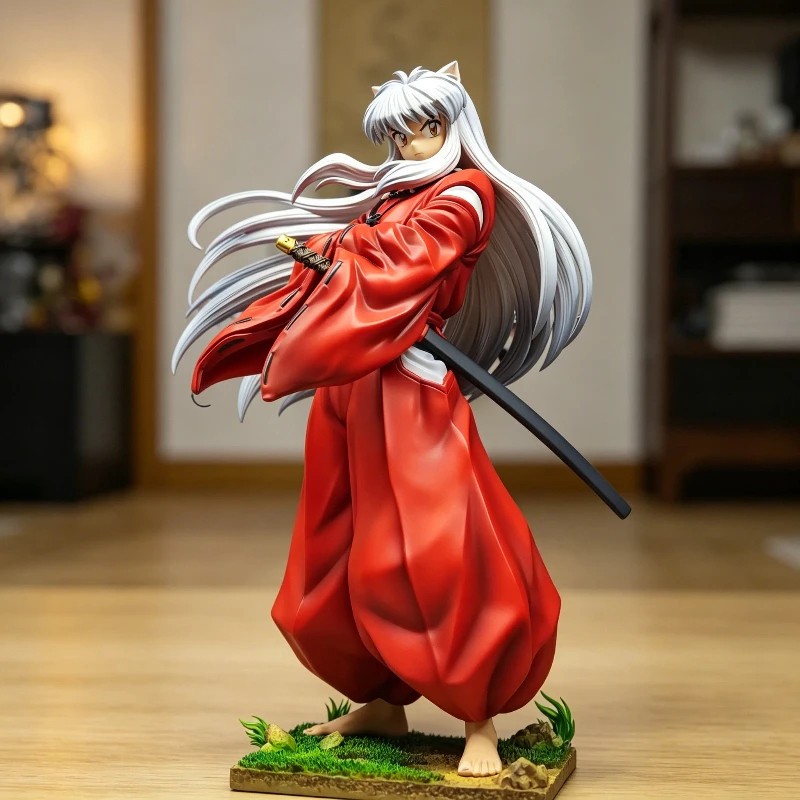 Anime Figure Inspired by Inuyasha‌ 32cm Collectible PVC Model Statue Unbranded