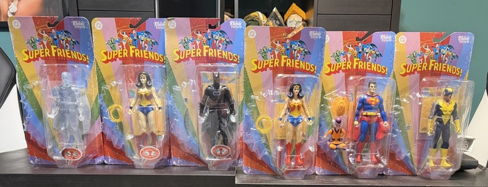 McFarlane Toys Super Friends full Wave 5 with 3 chase, In Hand + Fast Shipping