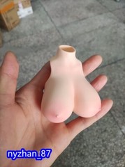 1:6 Normal Skin Big Breast Bust Cover Model F 12” Female TBL Action Figure Body