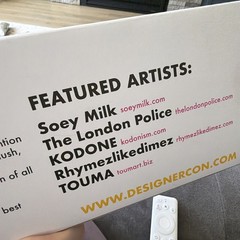 DesignerCon Artist Series 5 BE@RBRICK 100% Set of 5
